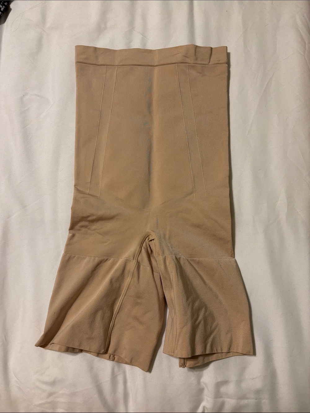 SPANX Nude High-Waist Shaping Shorts